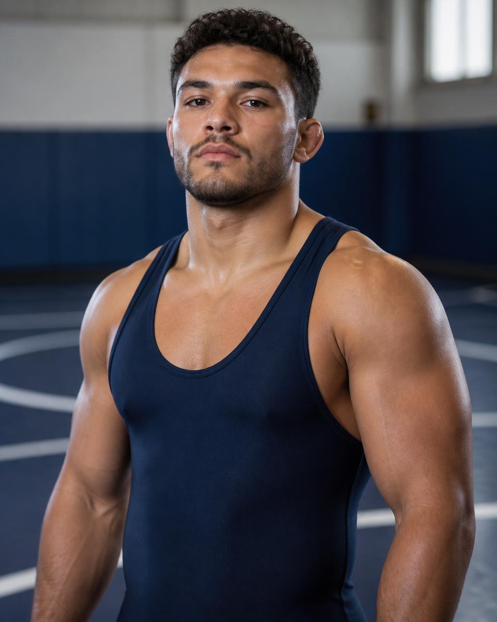 UK wrestler in training